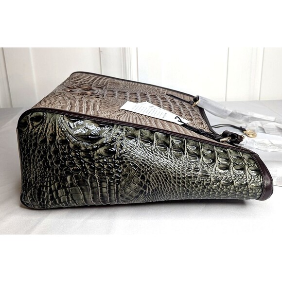 Brahmin April Tote Silver Lining Windermere Melbourne Leather - Picture 5 of 11